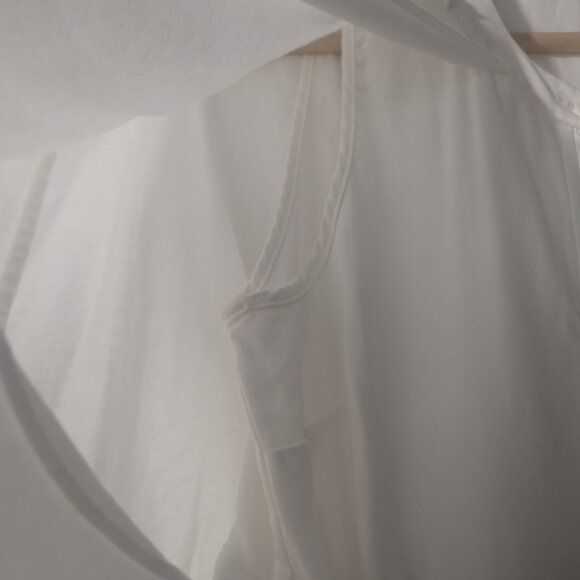 SIMKHAI | Inara Linen Midi Dress In White - Picture 12 of 16